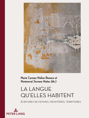 cover image of La Langue qu'elles habitent